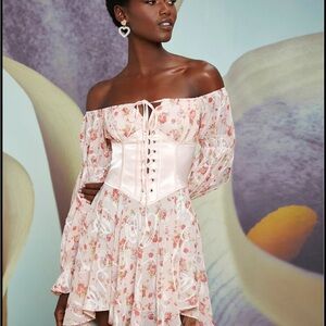 Floral Off-Shoulder Dress